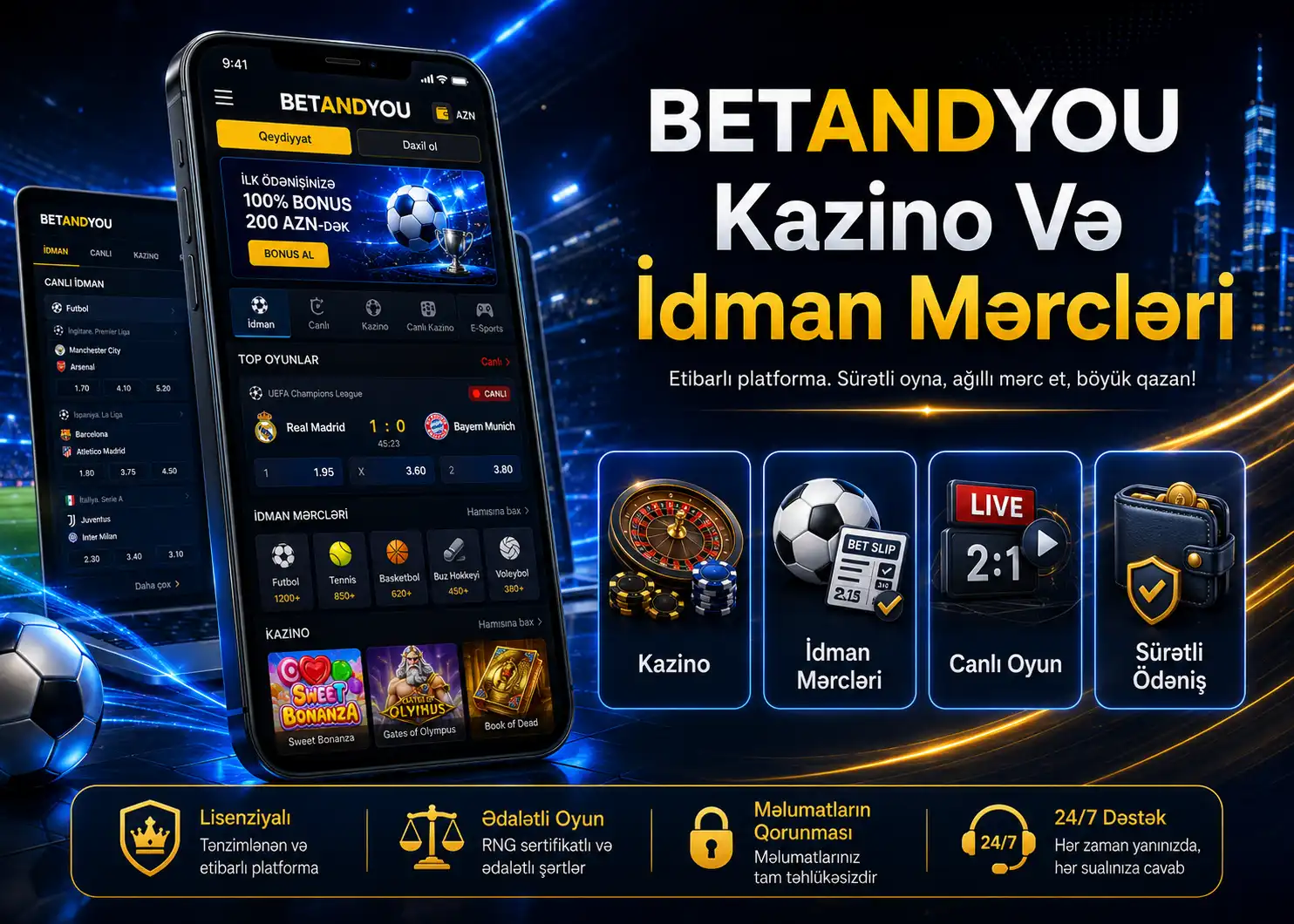 Betandyou — Kazino Və İdman Mərcləri
