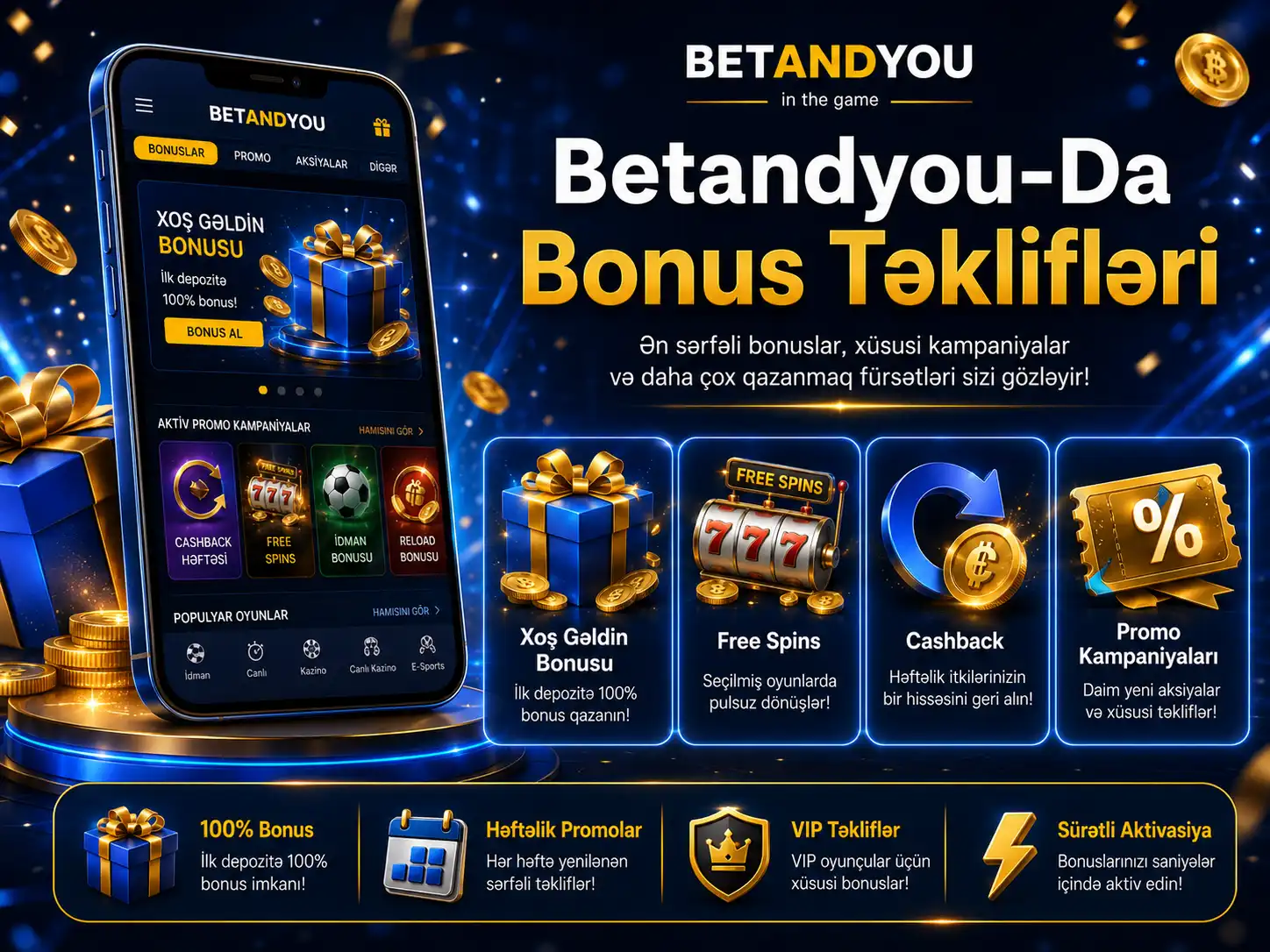 Betandyou-Da Bonus Təklifləri